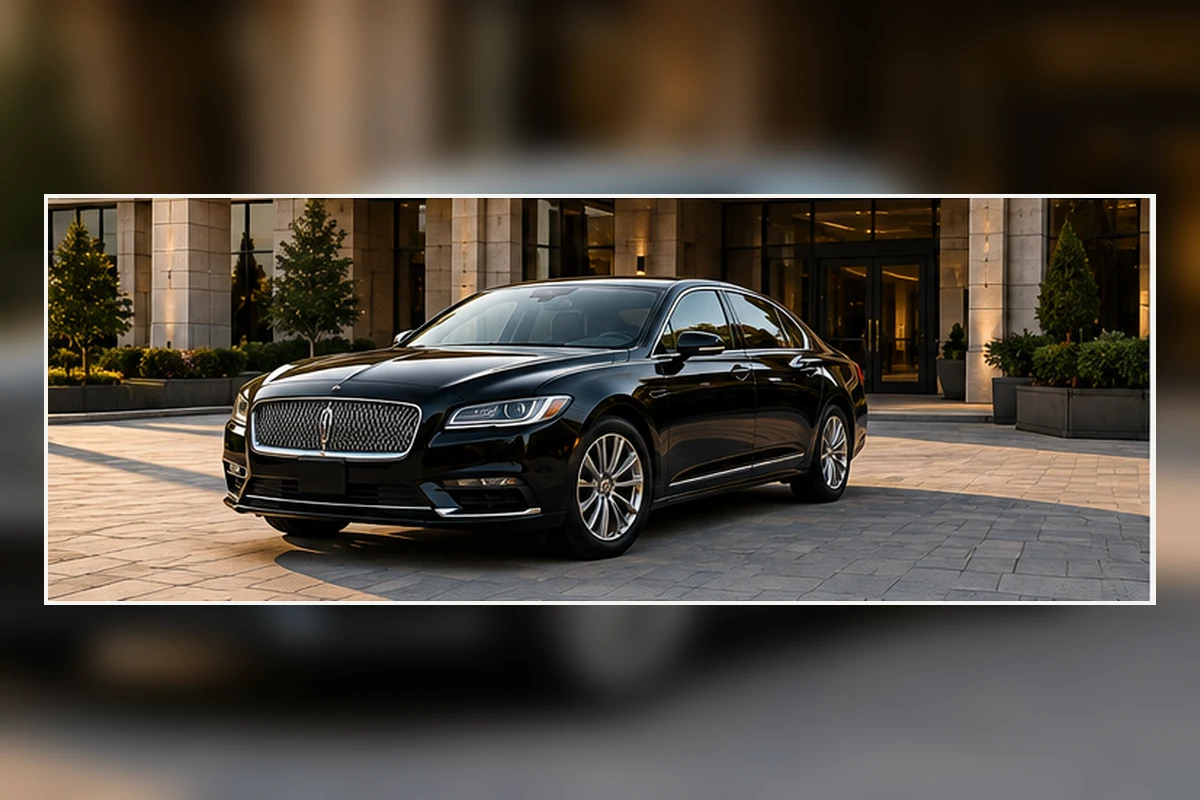 Black Lincoln Continental for Maple Ridge limousine service